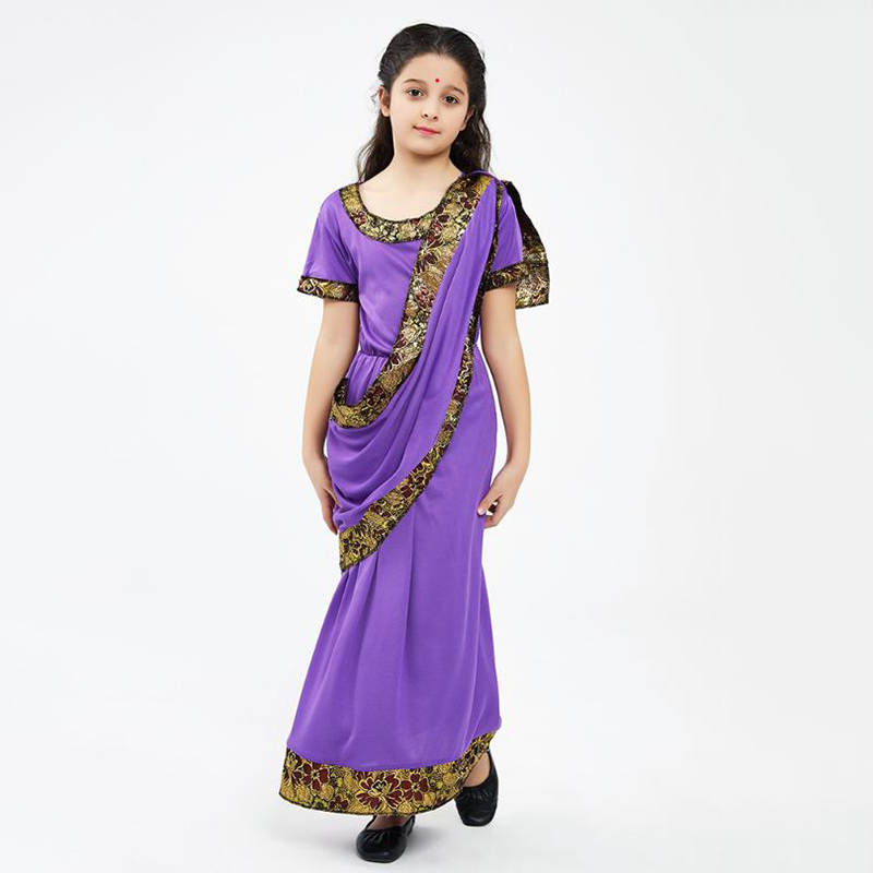 Anime Cosplay India - India traditionele kleding Sari Meisjes Cosplay