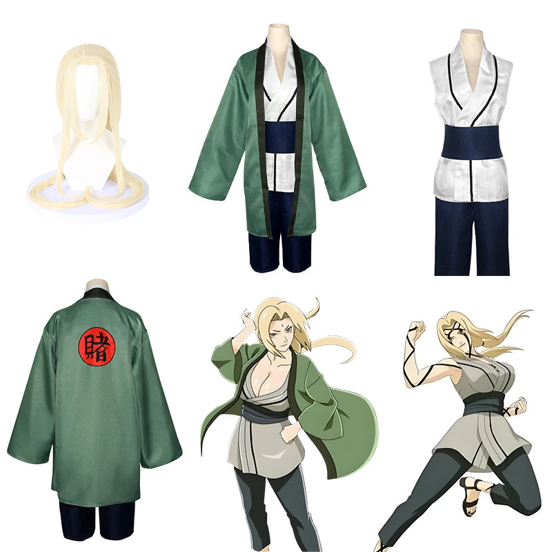 Anime Cosplay Youtube - Tsunade Cosplay Kostuum Anime Cartoon Meisjes