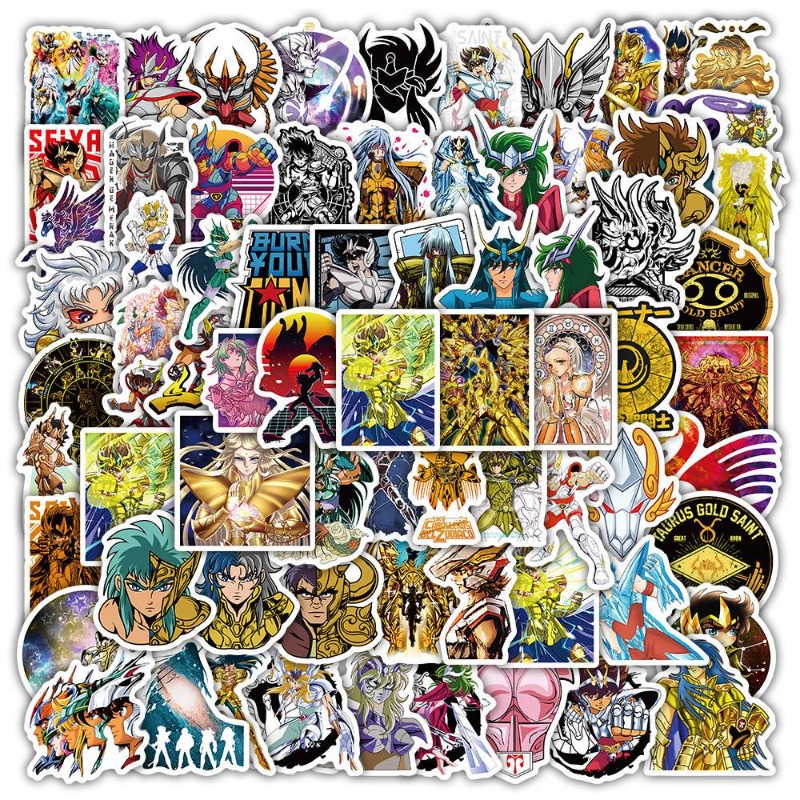 Anime Cosplay Diy - 101 stuks Saint Seiya Anime Stickers