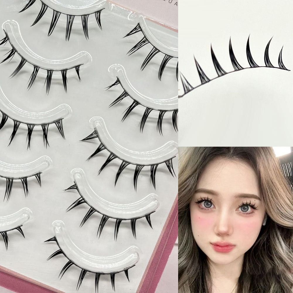 Anime Cosplay Lashes - Faux Nertsen Valse Wimpers 5-Pairs Pack