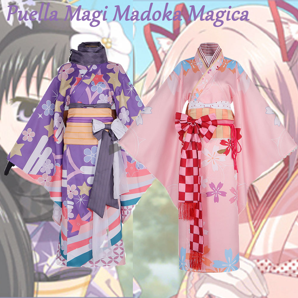 Anime Cosplay Diy - Puella Magi Madoka Magica Cosplay Kimono