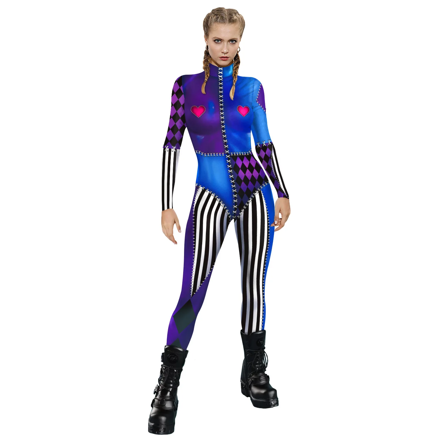 Anime Harley Quinn Cosplay - Anime Harley Cosplay Kostuum Vrouwen Film
