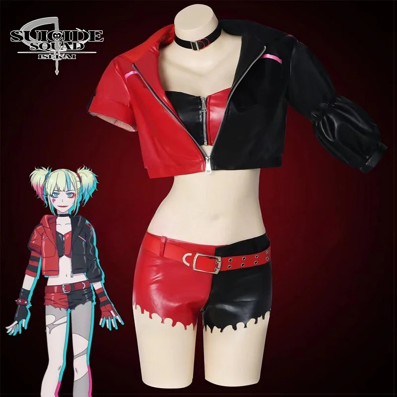 Anime Harley Quinn Cosplay - 2025aaa Voor Harley Quinn Cosplay Kostuum