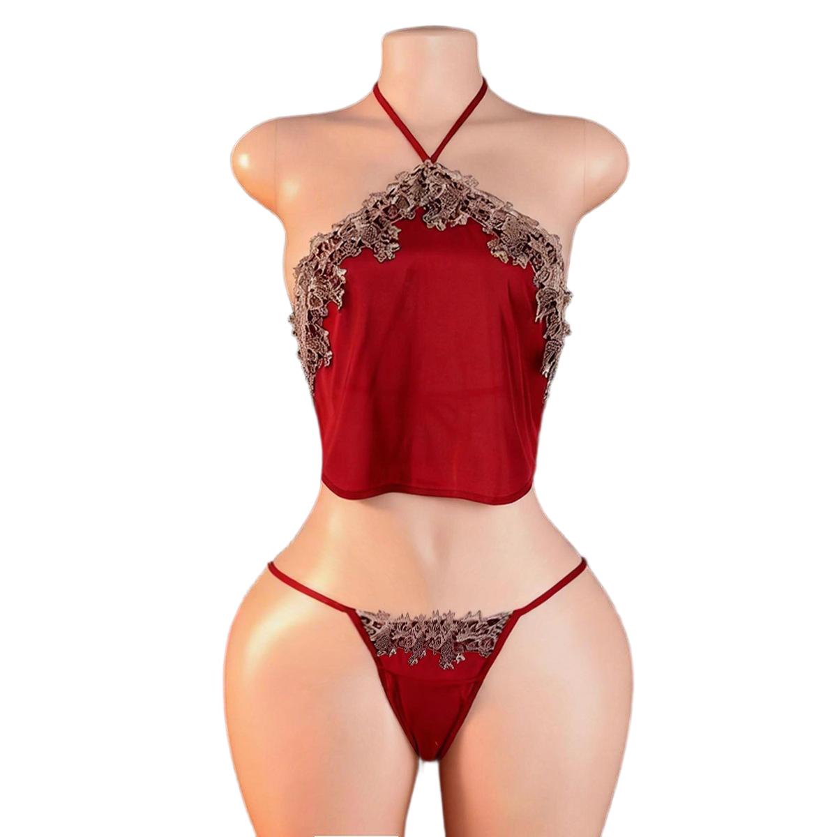 Anime Cosplay Women - Court Red Bellyband met Panty Sling