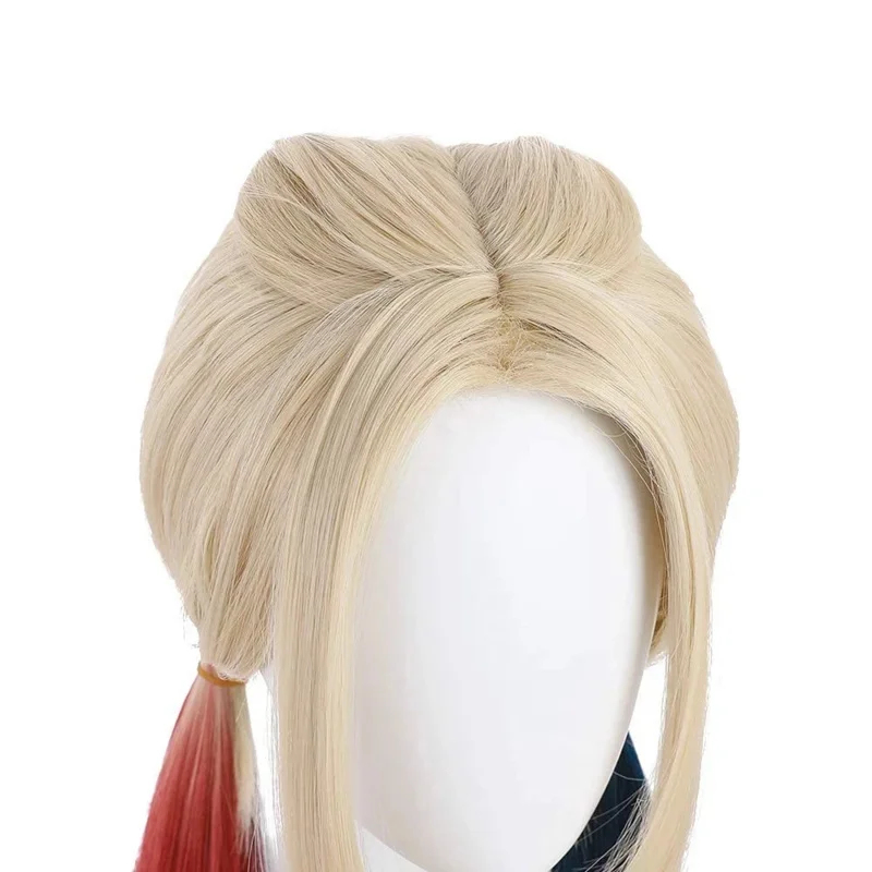 Anime Harley Quinn Cosplay - 2026 Pruiken voor Harley Quinn Haar