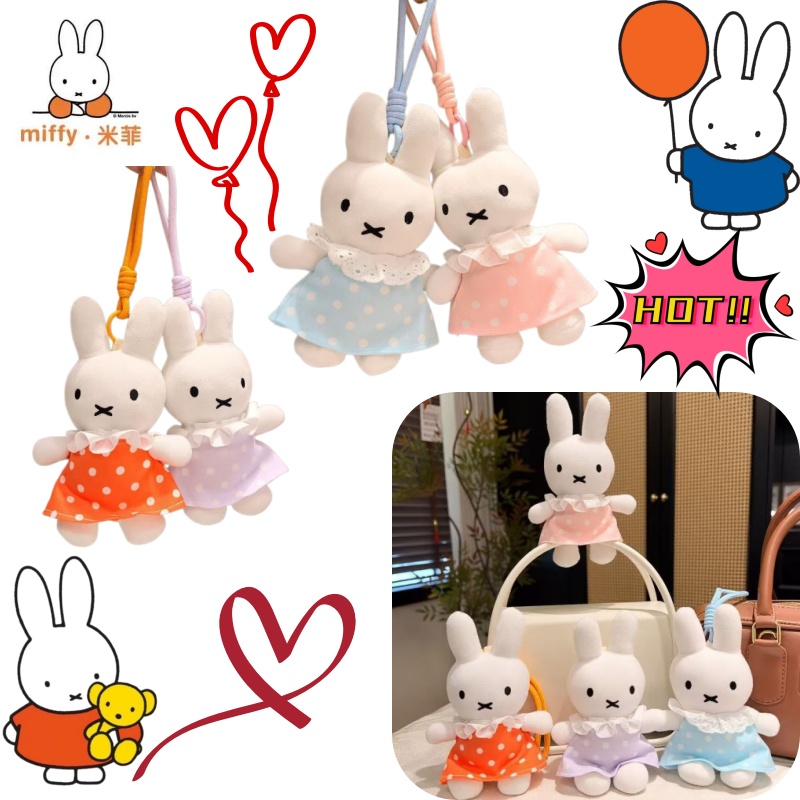 Anime Cosplay Simple - Miffy Rabbit zomer nieuwe cross-dressing polkadotjurk,