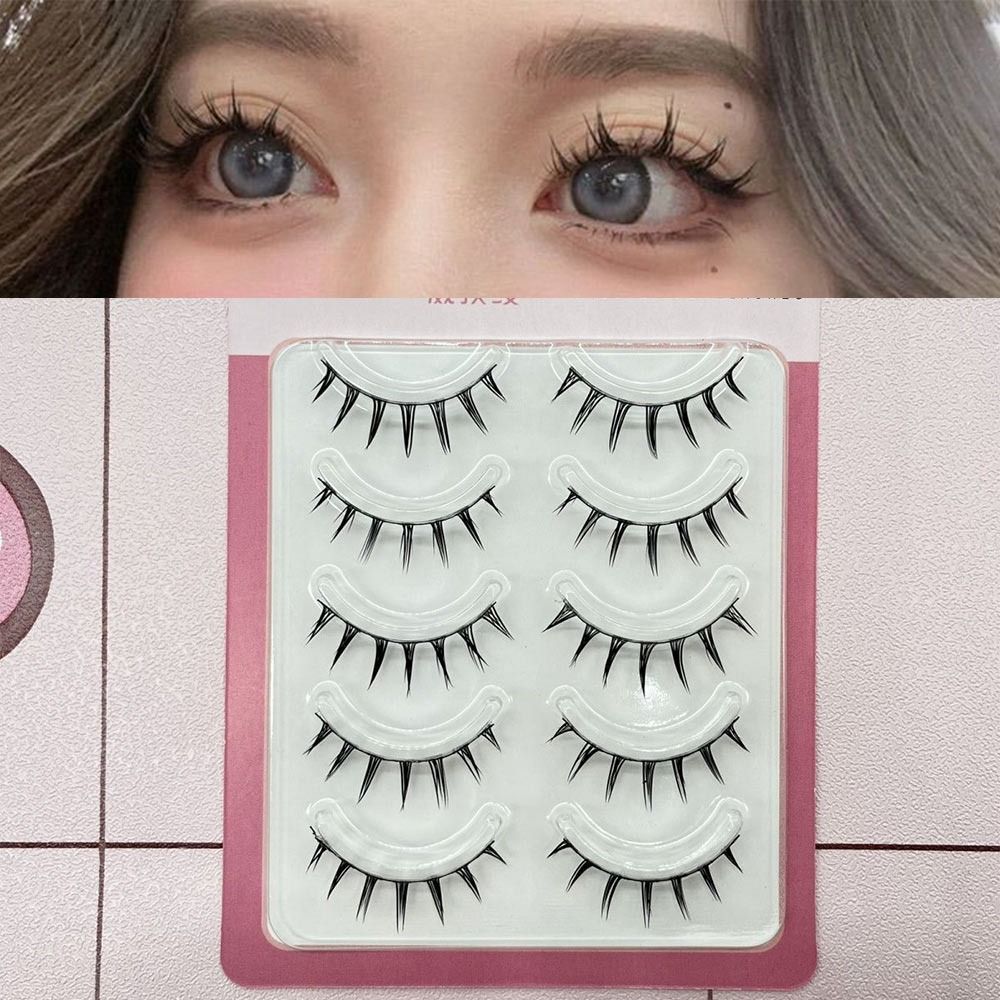 Anime Cosplay Lashes - 5 Paar Japanse Cosplay Nepwimpers Dramatische