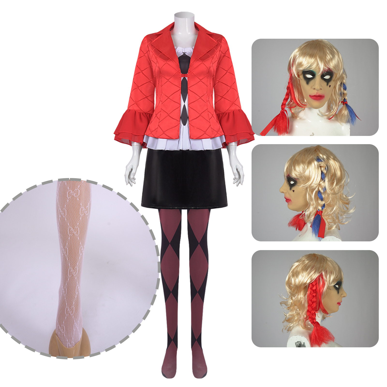 Harley Quinn Joker 2 cosplay k - Anime Harley Quinn Cosplay recensie en prijs