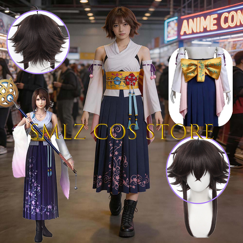 Smlz FFX Yuna Cosplay Anime FF - Anime Cosplay Dress recensie en prijs