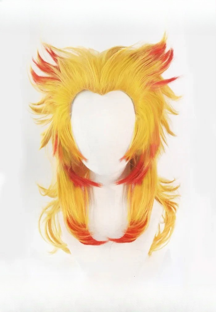 Rengoku Kyoujurou Pruik Kimets - Anime Cosplay Red Hair recensie en prijs