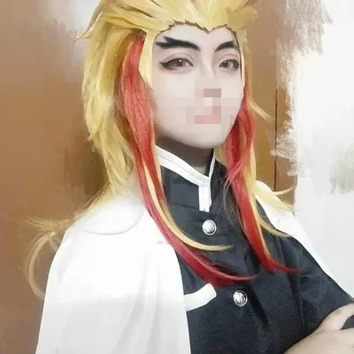 Rengoku Kyoujurou Pruik Kimets - Anime Cosplay Red Hair recensie en prijs