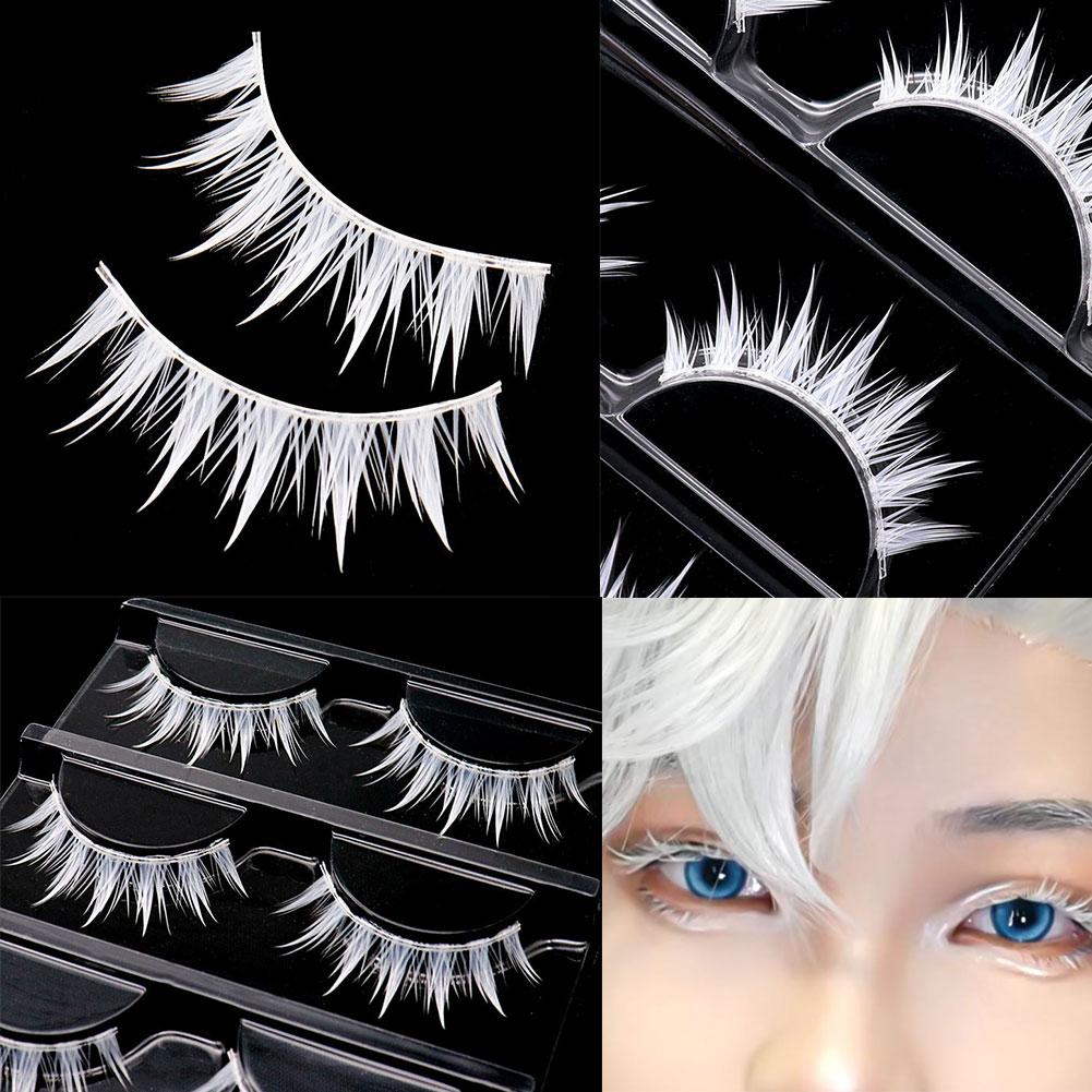 Witte valse wimpers Cosplay An - Anime Cosplay Lashes recensie en prijs