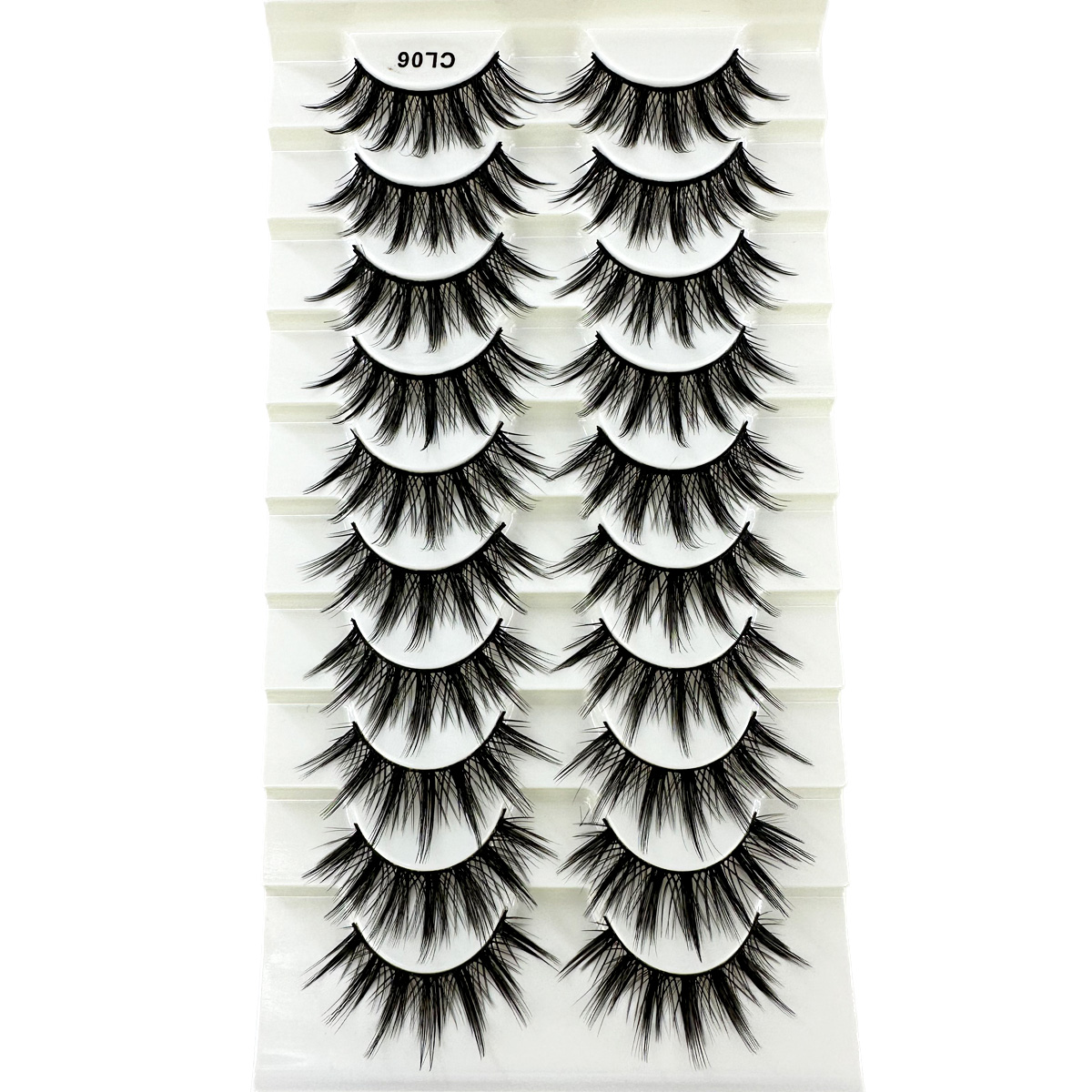 Nieuwe 10pairs Wimpers Manga W - Anime Cosplay Lashes recensie en prijs