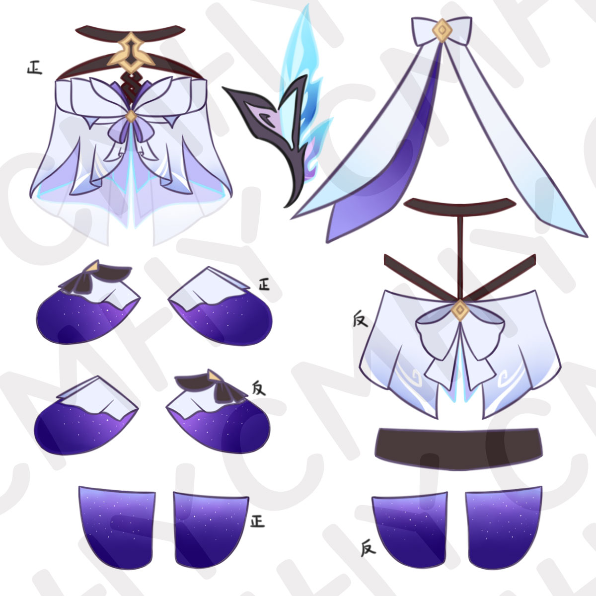 Game Genshin Impact Skirk Kat  - Anime Cosplay Women recensie en prijs