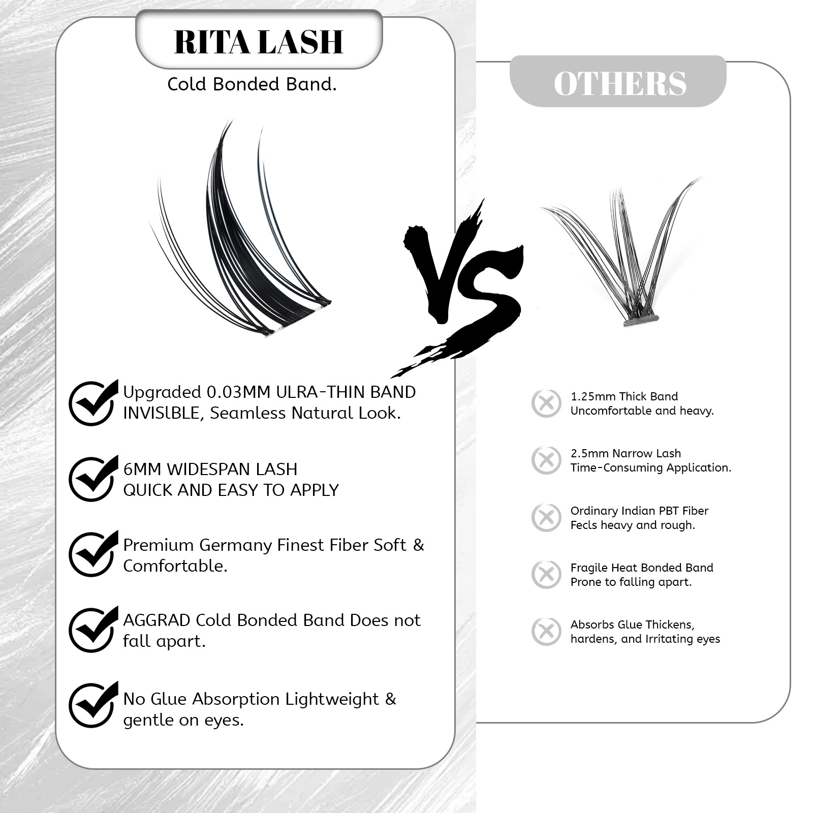 Leef! |   RITALASH 120 stuks M - Anime Cosplay Lashes recensie en prijs