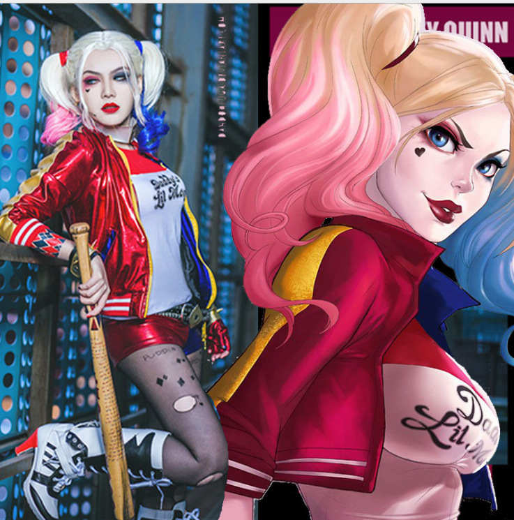 Halloween Suicide Squad kostuu - Anime Harley Quinn Cosplay recensie en prijs