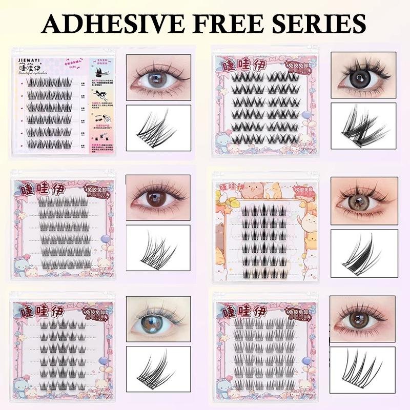 6 Rijen DIY GeSegmenteerde Nep - Anime Cosplay Lashes recensie en prijs