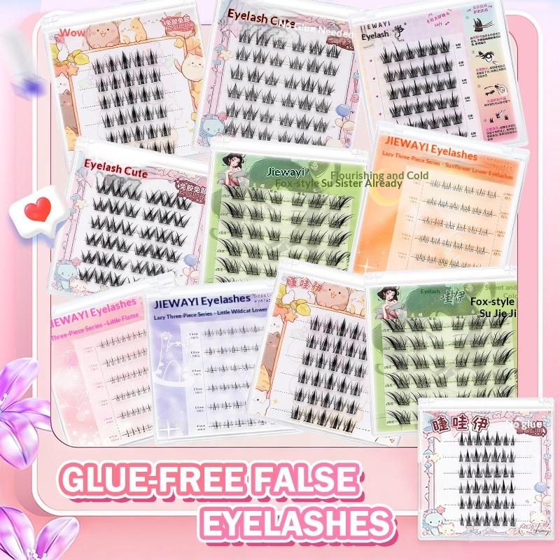 6 Rijen DIY GeSegmenteerde Nep - Anime Cosplay Lashes recensie en prijs