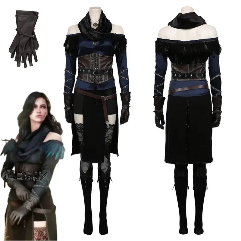 Yennefer Cosplay Fantasia Kost - Anime Cosplay Youtube recensie en prijs