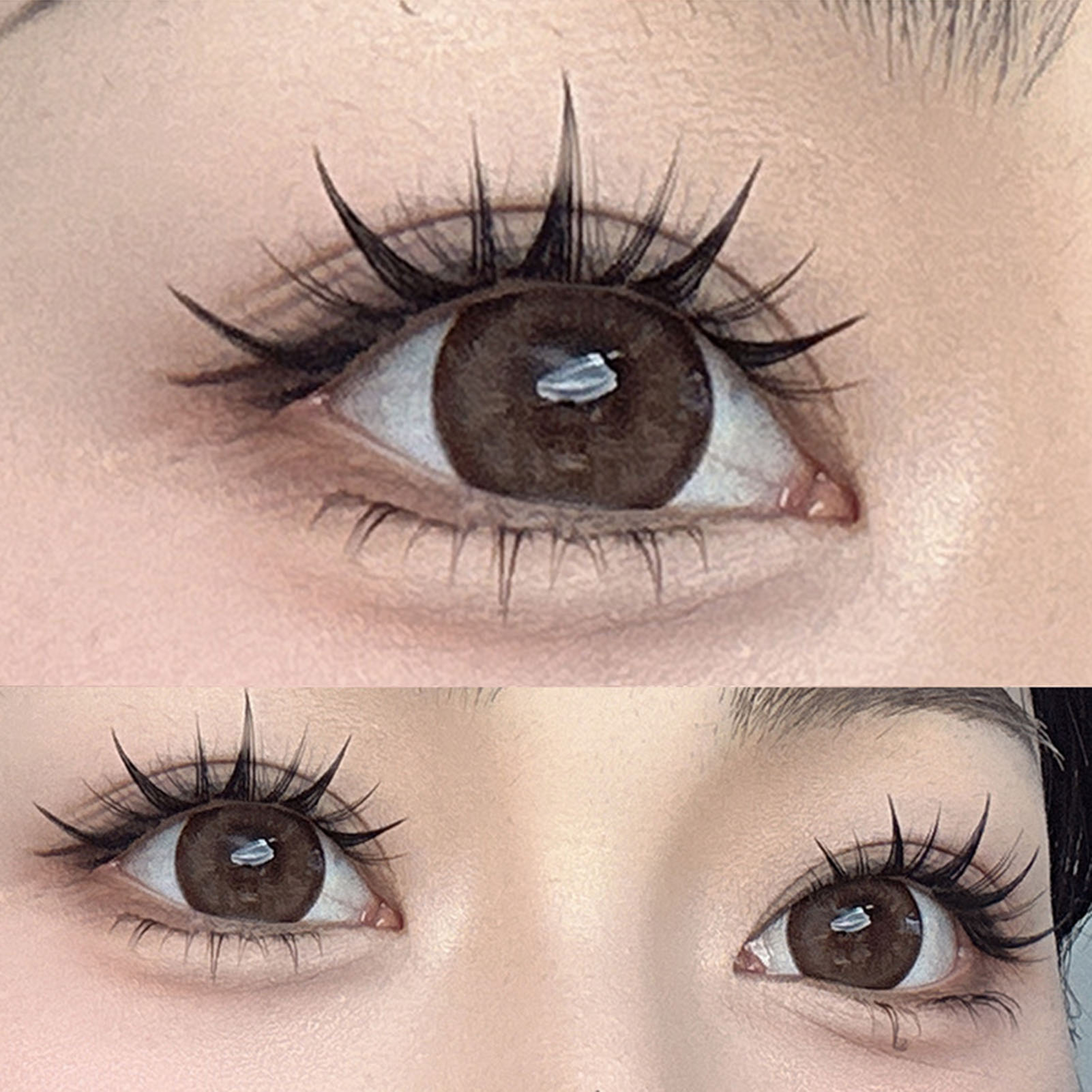 10 Rijen 3D Piekerige Manga Zo - Anime Cosplay Lashes recensie en prijs