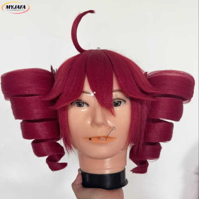 Anime Kasane Teto Cosplaypruik - Anime Cosplay Red Hair recensie en prijs
