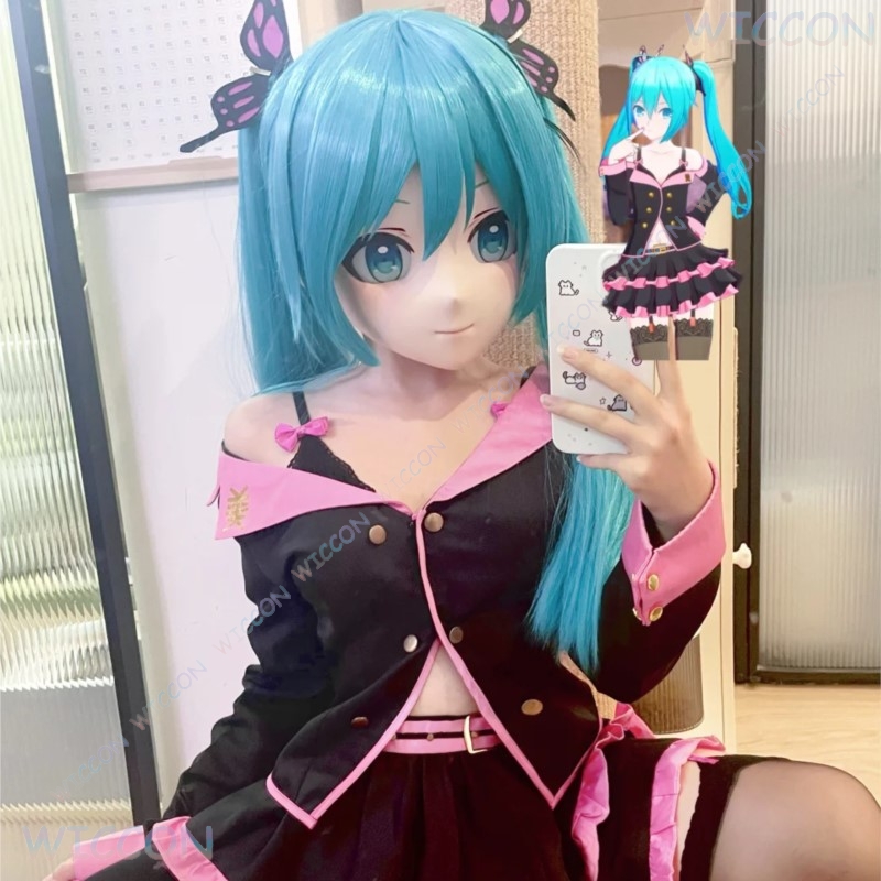 Kigurumi Vrouwelijke Gezichtsm - Anime Cosplay Diy recensie en prijs