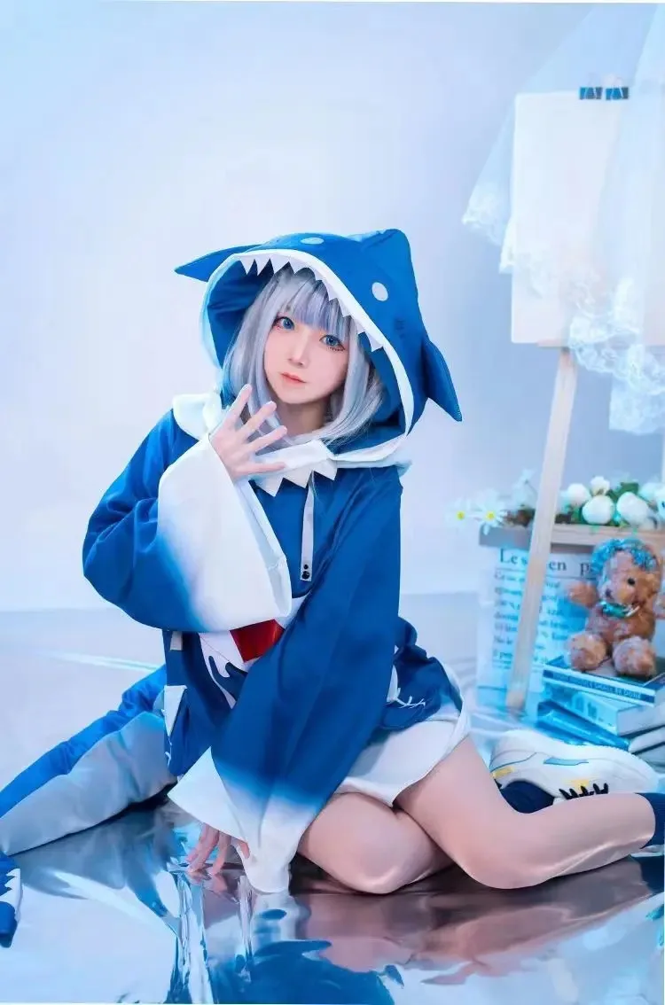 Op voorraad Hololive ENG Gawr  - Anime Cosplay Youtube recensie en prijs
