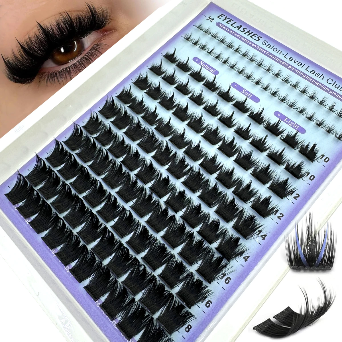 AMSDCN Wispy Manga Lashes Clus - Anime Cosplay Lashes recensie en prijs